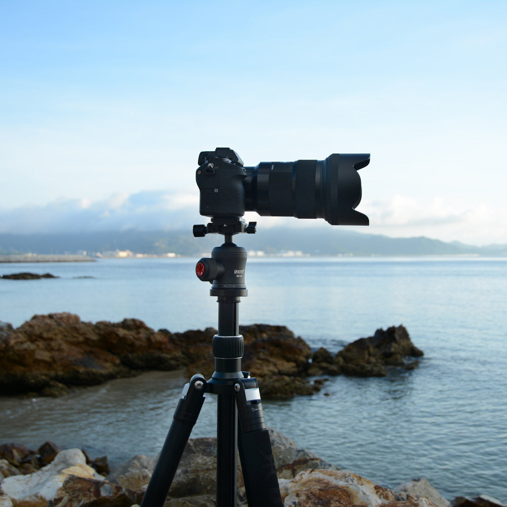 SIOTI Ball Head Tripod Mount, Ball Head Camera Mount, Camera Tripod Mount for DSLR Camera, Mirrorless Camera, Camcorder, Telescope, Action Camera, Slider, Tripod (34mm Diameter Ball)
