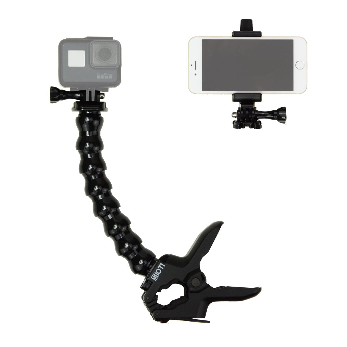 Jaws Clamp Mount Holder + Adjustable Flex Neck for Gopro Hero 4 3+ 2 1 Jaws Clamp Mount Holder + Adjustable Flex Neck for Gopro Hero 4 3+ 2 1
