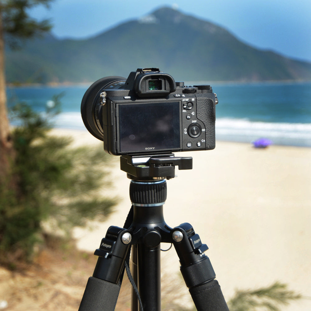 SIOTI 323 RC2 Quick Release Plate Adapter, Rapid Connect Adapter with Quick Release Plate for Manfrotto Monopod, Manfrotto Tripod, or Other Ball Head and Tripod