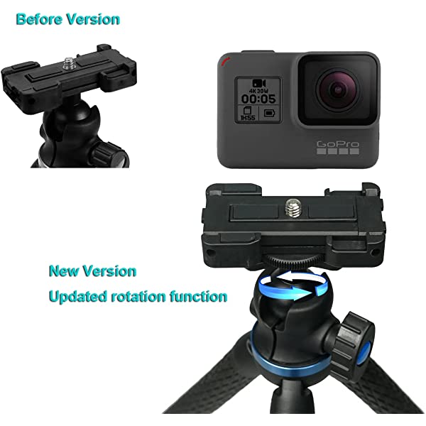 SIOTI Mini Tripod with Adjustable Mobile Phone Bracket