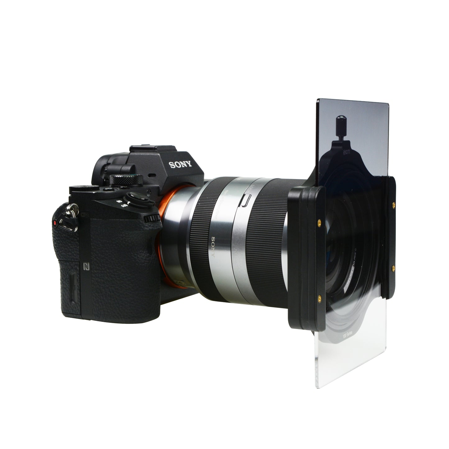 SIOTI 100mm Square Z Series Metal Modular Filter Holder +Metal Adapter Ring for Lee Hitech Singh-Ray Cokin Z PRO 4X4 4x5 4X5.65 Filter.