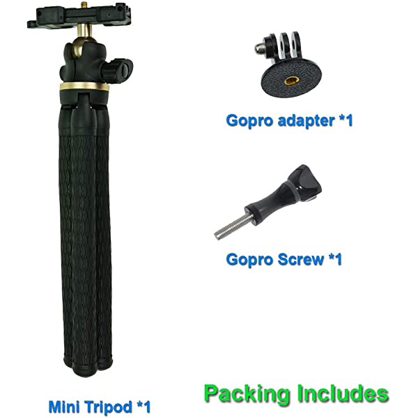 SIOTI Mini Tripod with Adjustable Mobile Phone Bracket