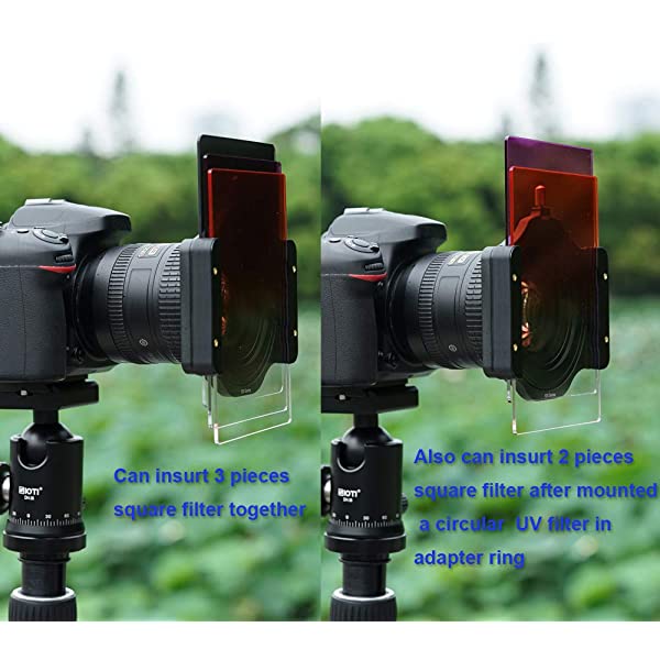 Sioti Filter Holder + Adapter Ring for 58-82mm Lens