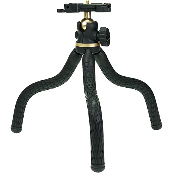 SIOTI Mini Tripod with Adjustable Mobile Phone Bracket