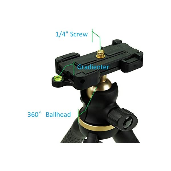 SIOTI Mini Tripod with Adjustable Mobile Phone Bracket