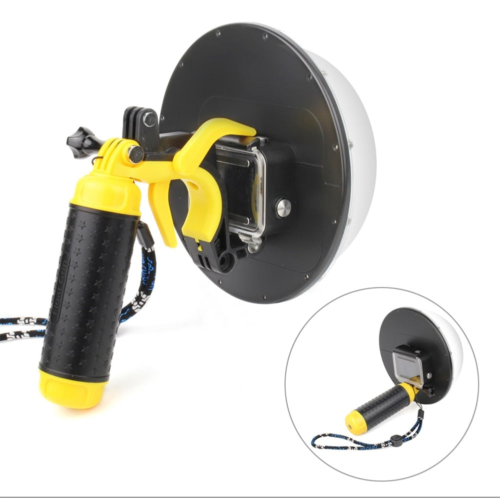 Waterproof Dome Port Diving Lens Cover Case with Pistol Trigger Grip for GoPro Hero 5 6 7