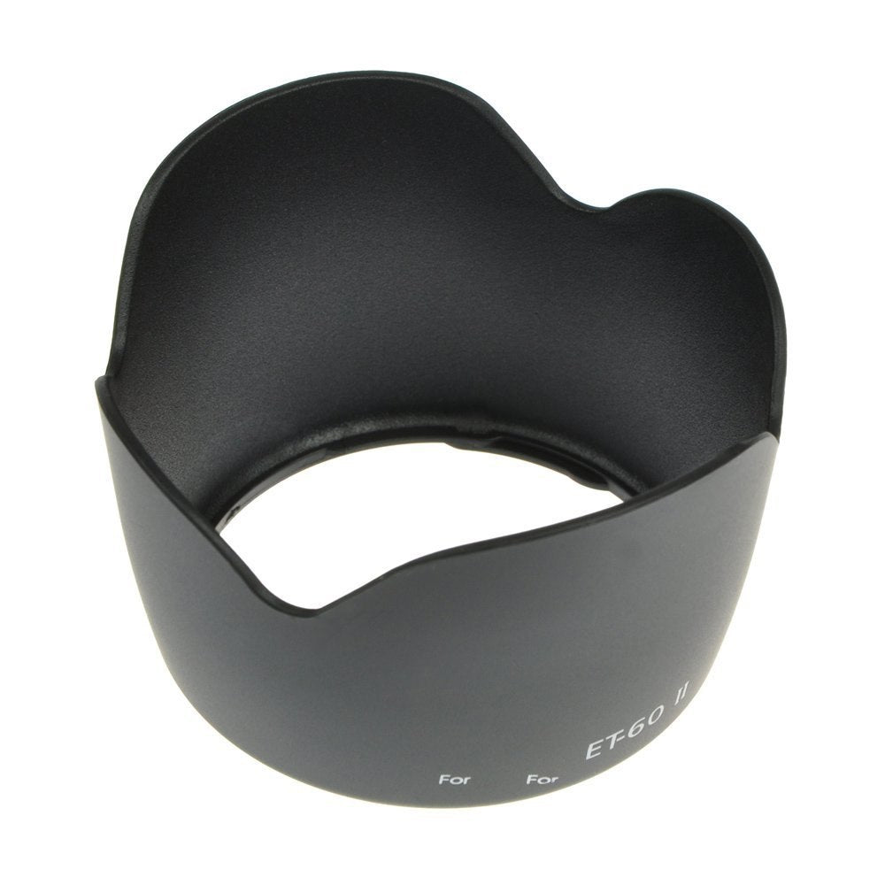 SIOTI Camera Lens Hood ET-60II for Canon EF 75-300mm f/4.0-5.6 USM II USM III USM Lenses for Canon EF-S 55-250mm F/4-5.6 IS Lens
