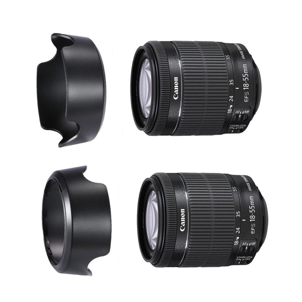 SIOTI EW-54 Bayonet Lens Hood for the Canon EF-M 18-55mm f/3.5-5.6 IS STM Lens