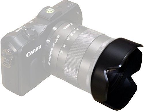 SIOTI EW-54 Bayonet Lens Hood for the Canon EF-M 18-55mm f/3.5-5.6 IS STM Lens