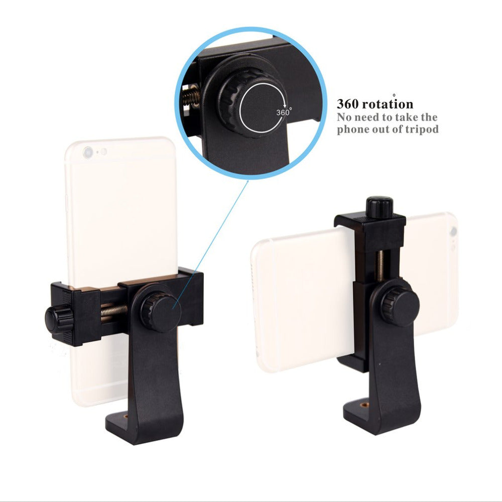 Multifunction Universal 360 Rotating Mini Mobile Phones Camera Tripod Stand Clip Bracket Holder Mount Adapter
