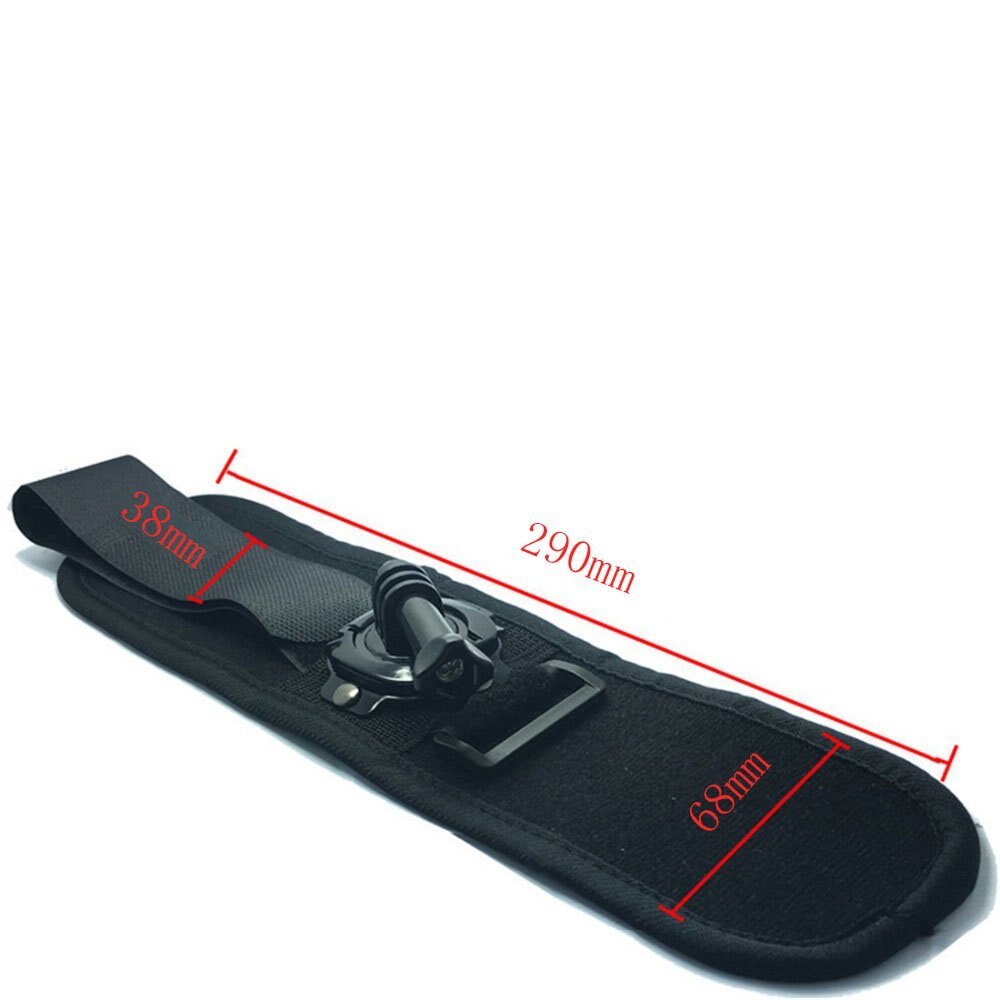 360 Degree Rotating Glove Style Camera Wrist Strap Hand Mount with Screw for Action Camera