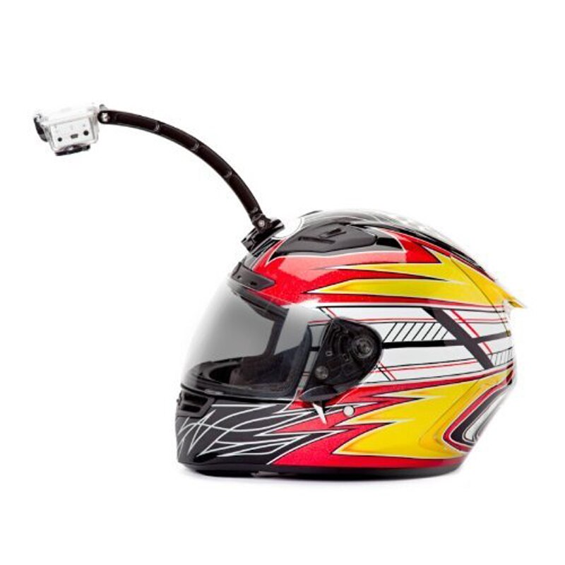 360 Degrees Rotation Helmet Extension Arm Monopod Mount+Buckle Basic Mount+Sticker+Screw for Action Camera