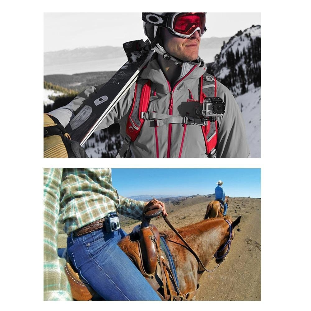 360 Rotation Bag Clip Mount Backpack Mount for Action Camera