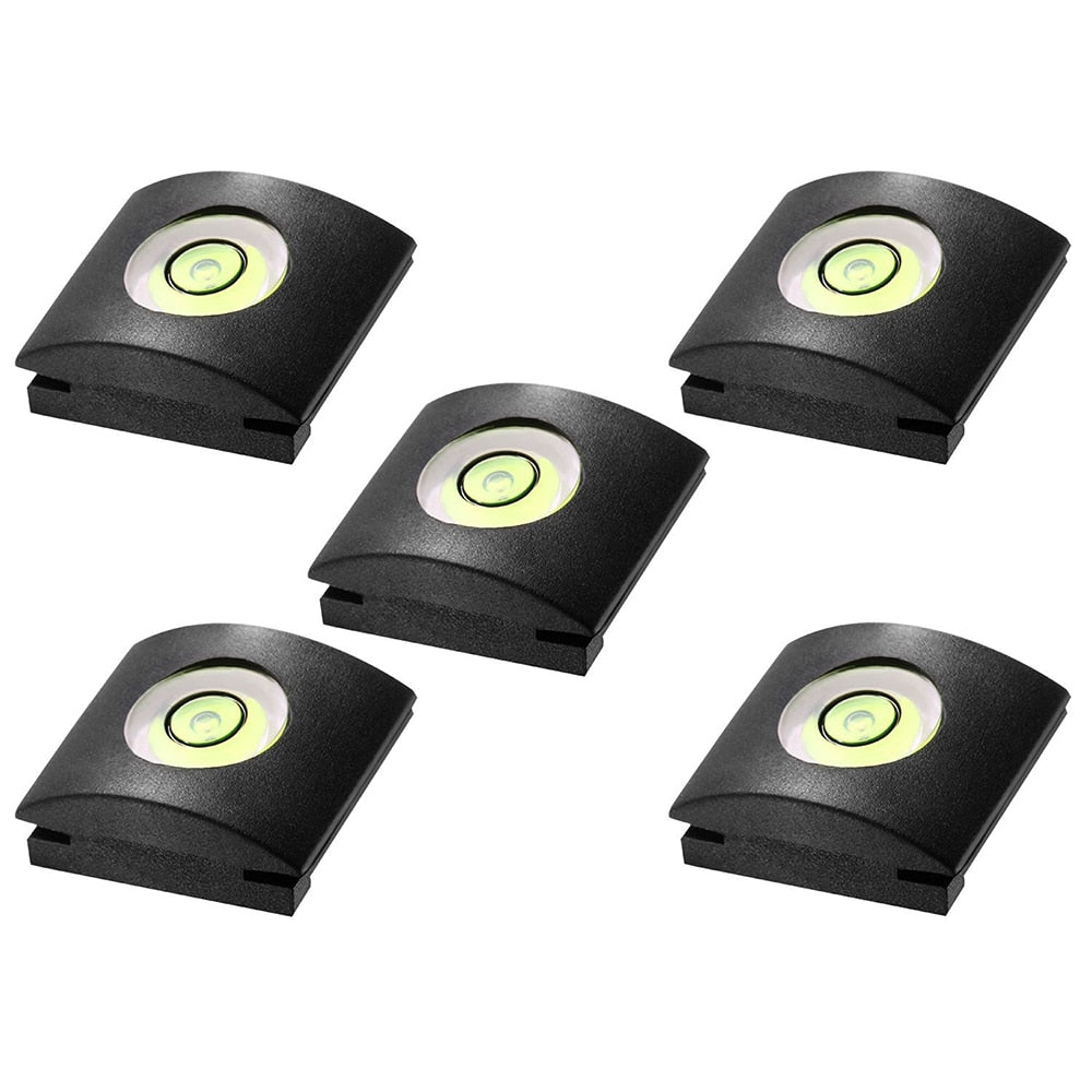 Camera Flashlight Hot Shoe Cover with Bubble Spirit Level for Camera