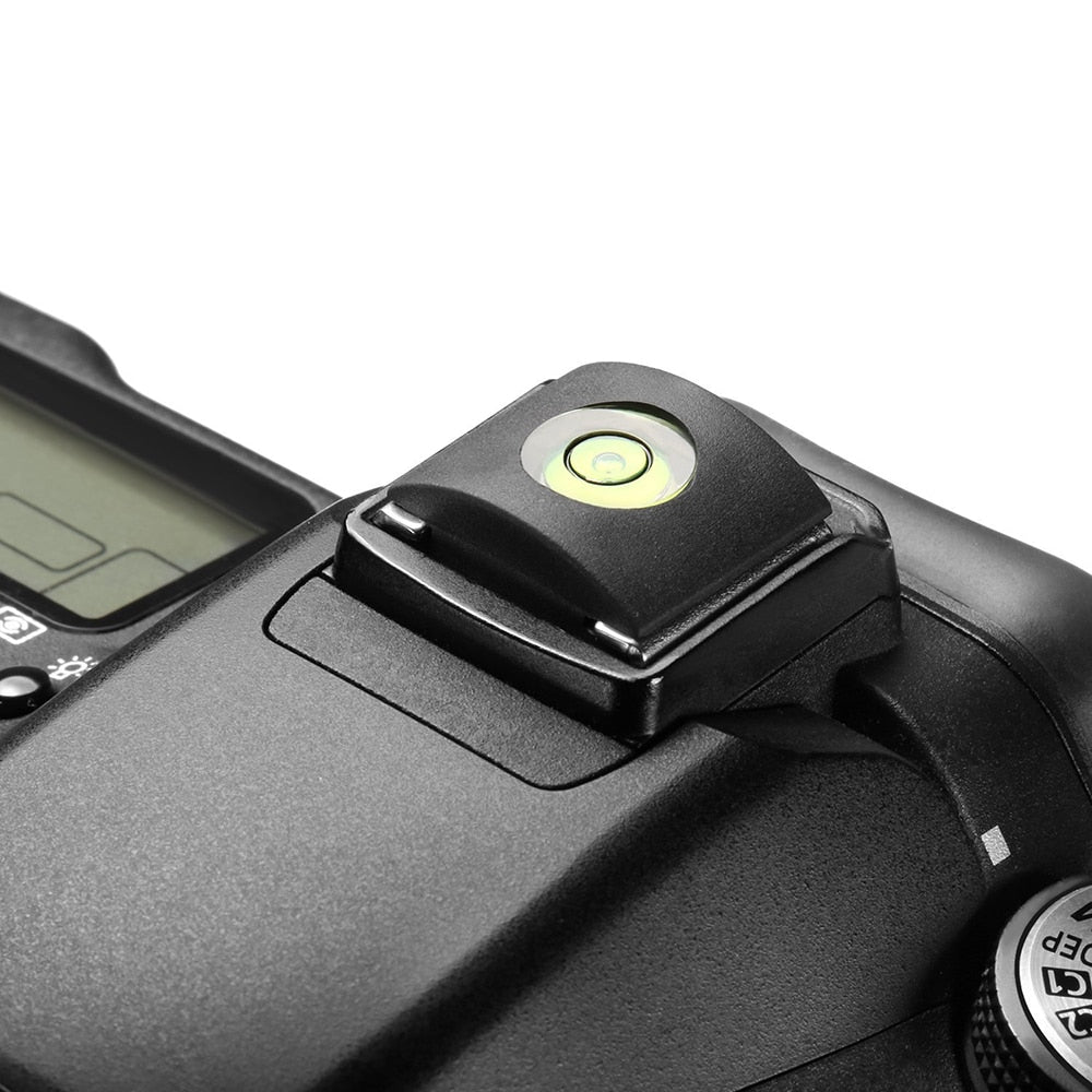 Camera Flashlight Hot Shoe Cover with Bubble Spirit Level for Camera