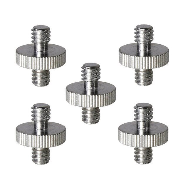 1/4" Male to 1/4" Male Threaded Screw Adapter
