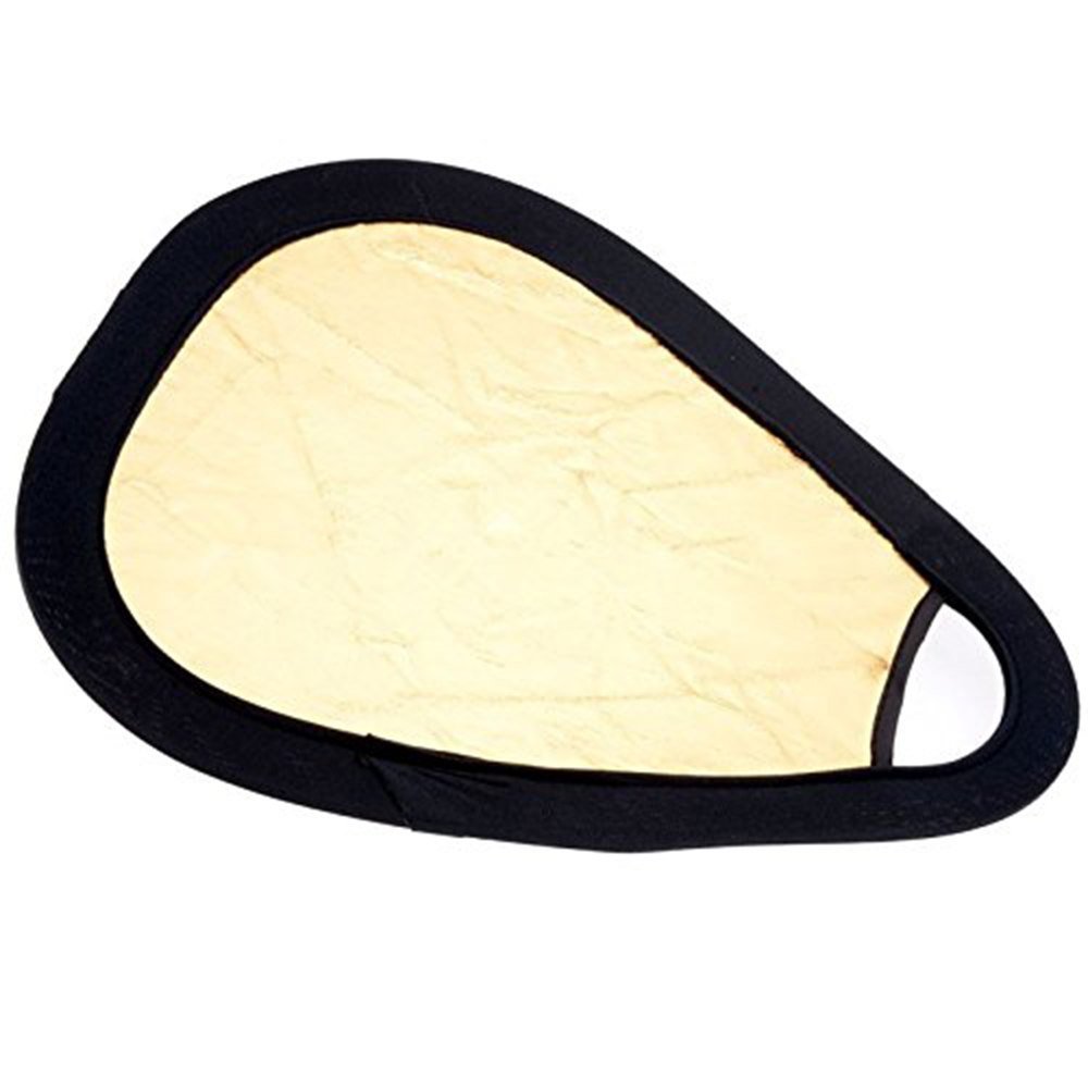 2 in 1 Gold/Silver Portable Triangle Photography Reflector