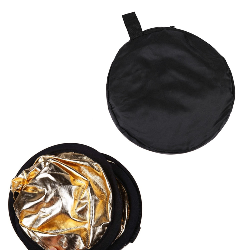 2 in 1 Gold/Silver Collapsible Portable Reflector