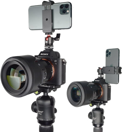 SIOTI Mini Ball Head Mount Adapter, Hot Shoe Mount, Compatible with Digital Card Camera/Microphone/Smart Phone/Action Camera/Flash/LCD (Mini Ball Head UM18)