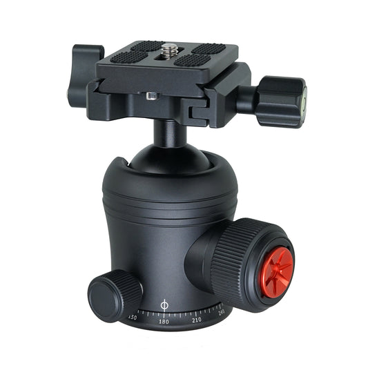 SIOTI Ball Head Tripod Mount, Ball Head Camera Mount, Camera Tripod Mount for DSLR Camera, Mirrorless Camera, Camcorder, Telescope, Action Camera, Slider, Tripod (34mm Diameter Ball)