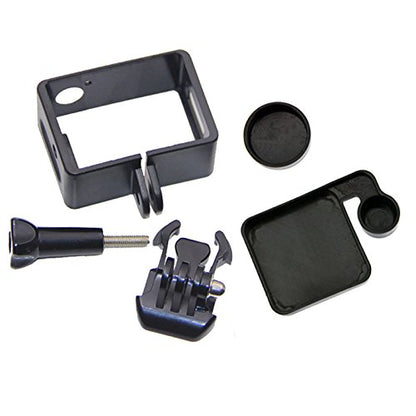 SJ4000 Frame Protector Case + Lens Cap + Waterproof Housing Case Lens Cap Compatiable for SJCAM SJ4000/SJ4000 Air/SJ4000 WiFi Camera
