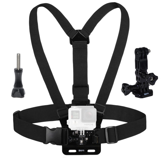 SIOTI Adjustable Chest Mount Harness + 3-Way Pivot Arm