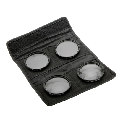 Close Up Macro Lens Filter(+1 / +2 / +4 / +10) Diopter Filters Set for Camera Lens