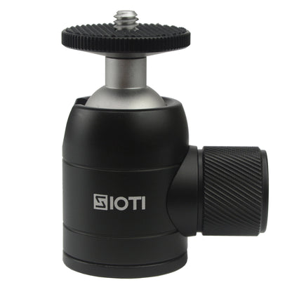 SIOTI Tripod Mini Ball Head Tripod Mount Head-Metal Ballhead 360° Pan 90° Tilt Tripod Mount with 1/4" Screw for Digital Camera/Compact DSLR/Cell Phone/Monopod/Gopro/Light Stand/Light House