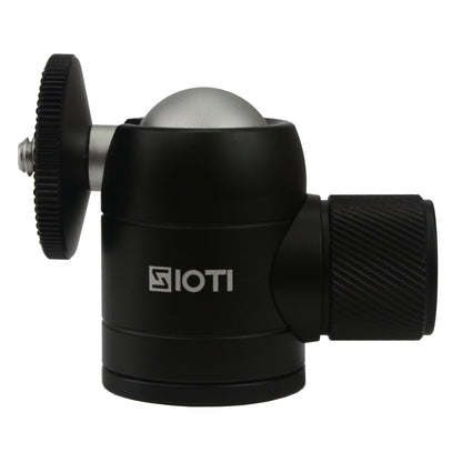 SIOTI Tripod Mini Ball Head Tripod Mount Head-Metal Ballhead 360° Pan 90° Tilt Tripod Mount with 1/4" Screw for Digital Camera/Compact DSLR/Cell Phone/Monopod/Gopro/Light Stand/Light House