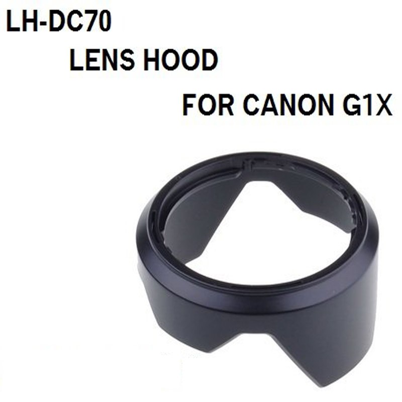SIOTI Lens Hood LH-DC70 HARD PLASTIC Bayonet Lens Hood for CANON PowerShot G1X GX1 Cameras