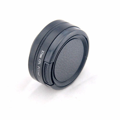 For Yi II 4K Action Camera 3in1 Optical Glass 37mm Filter CPL Lens+Adapter+Lens Cap For Yi 2 4K Camera