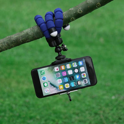 Flexible Mini Tripod with Cellphone Adapter Mount