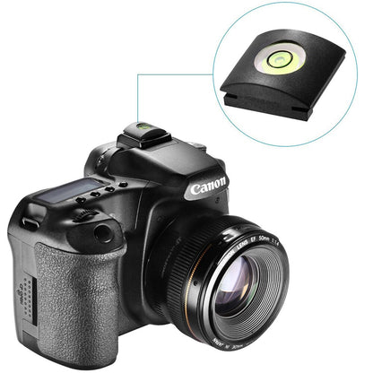 Camera Flashlight Hot Shoe Cover with Bubble Spirit Level for Camera