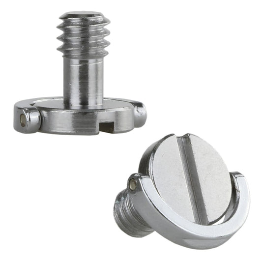 Stainless Steel D Shaft D-ring 1/4" Camera Screw