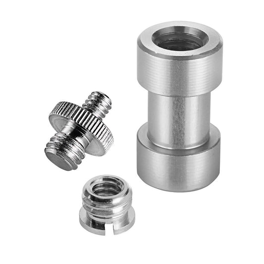 1/4" 3/8"Metal Threaded Screw Converter Adapter