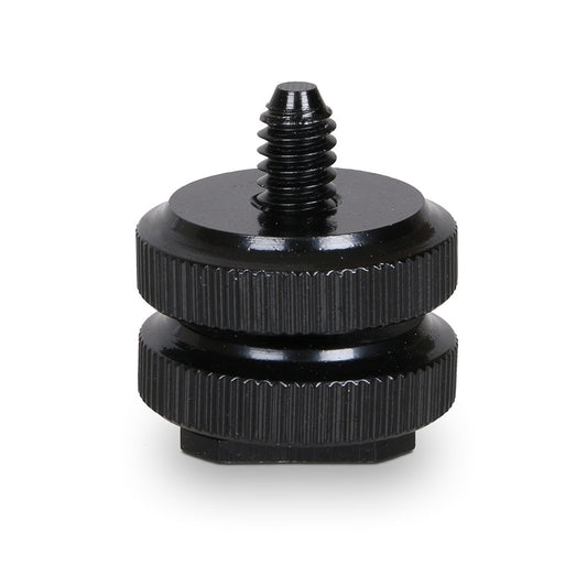 Camera Hot Shoe Mount to 1/4"-20 Tripod Screw Adapter Flash Shoe Mount for DSLR Camera Rig