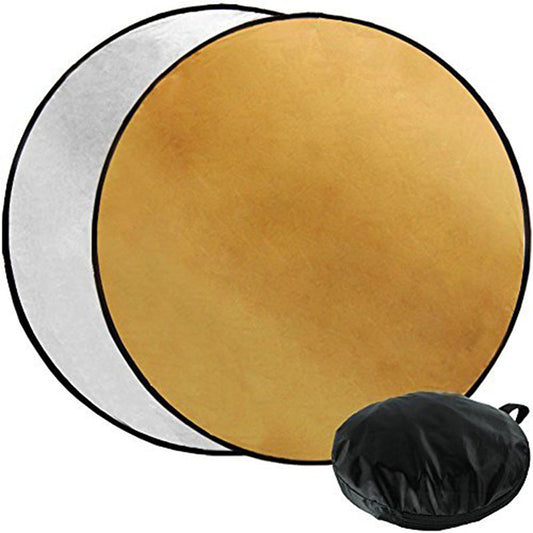 2 in 1 Gold/Silver Collapsible Portable Reflector