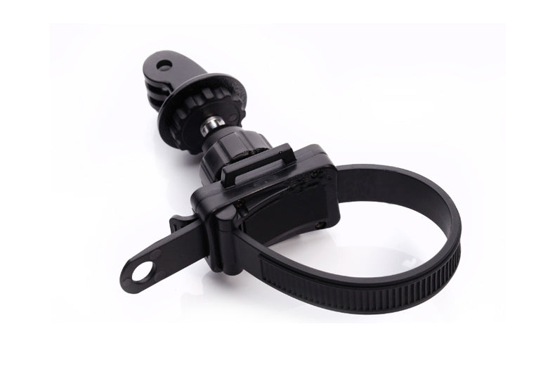 Helmet Bicycle Zip Mount Strap Tripod Holder with Adapter Mount